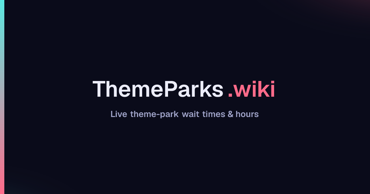 ThemeParks.wiki website preview